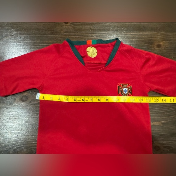 Portugal Euro Home Soccer Football Jersey - Picture 6 of 7